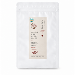 다은담 2026년 햇고춧가루 국산 100% 강원도 양양산 중간입자 김치용 반찬용 200g, 1개