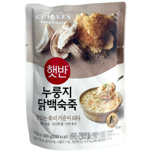 햇반 누룽지닭백숙죽