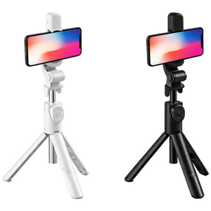 루비노 미니 블루투스 셀카봉 삼각대 NEW PRO 3.0, 1개, 크림 화이트, XT-09