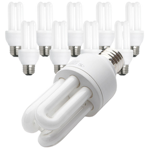 장수램프 삼파장램프 EL 11W [10개입] 일반전구 세트, 주광색, 10개