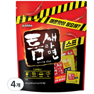 틈새라면 스프 20p, 100g, 4개