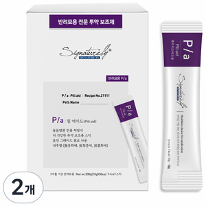 시그니처바이 반려묘용 피에이 처방식 사료 스틱, 투약보조, 300g, 2개