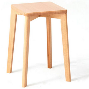 에코 소라노 원목 의자 식탁 보조 나무 스툴, 원목색RF-1501