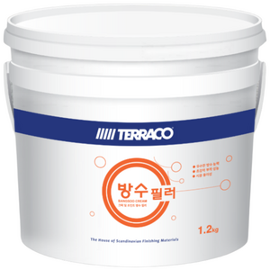 테라코 방수필러 크랙보수 크림 방수제, 투명, 1.2kg, 1개