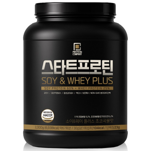 당제로 스타트프로틴 SOY&WHEY PLUS 초코곡물맛 HACCP인증, 2kg, 1개