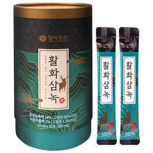 양지홍삼 활화삼녹, 30개, 10ml