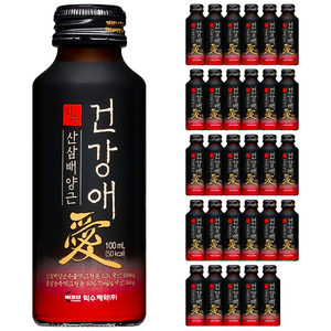 익수제약 건강애 산삼배양근, 30개, 100ml