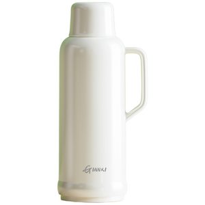 GIANXI 진공 보온보냉 스텐 주전자 2L/3.2L 대용량 유리내장 24시간 보온 보냉병 휴대용 캠핑 여행용 아이스텀블러 가정용 사무실 보온 물통, 1개, 흰색, 2000ml