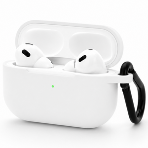 피키핏 에어팟 프로3 키링 실리콘케이스, 화이트, 1개, airpodspro3