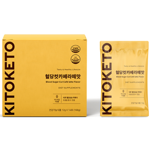 키토케토 혈당컷카페라떼맛 14개입, 168g, 1개