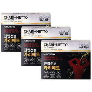 전립선엔 쏘팔메토 남성 활력 지구력 증진 카리메토 옥타코사놀 쏘팔 아연, 3개, 60회분