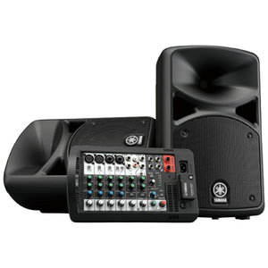 야마하 올인원 포터블 PA 스피커 시스템 YAMAHA All In One Portable PA Loud Speaker System, Stagepas400BT (AC전용)