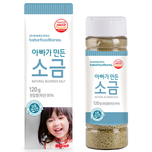 베베푸드 아빠가 만든 소금, 천일염, 1개, 120g