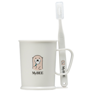 마이비 사탕수수로 만든 키즈 양치컵 세트, 1세트