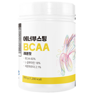 에너부스팅 BCAA 헬스 단백질보충제 레몬맛, 1개, 300g