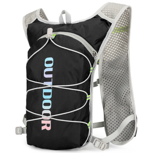 하이러너 아웃도어 140g 초경량 트레일 러닝 5L, 1개, 블랙