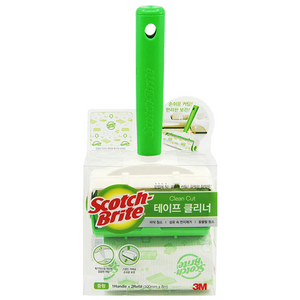 3M 스카치브라이트 테이프클리너 중형 핸들 + 리필1p, 1세트