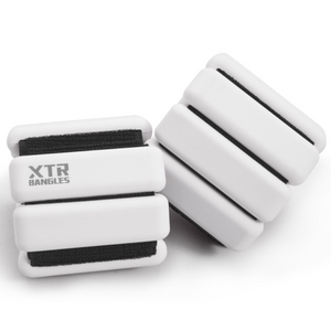 XTR 러닝 발목 손목 중량 밴드 2개 홈트 다이어트 착용형 아령, 1.5kg, 밀키화이트