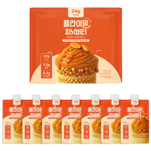 플라이밀 단백질 쉐이크 파우치 피넛버터맛, 45g, 7개
