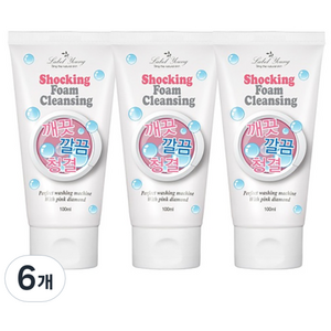 라벨영 쇼킹 폼클렌징 오리지널, 100ml, 6개
