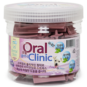 강아지 오랄클리닉 덴탈 스틱 껌, 블루베리, 300g, 1개