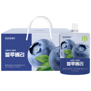 하루활력 상큼하고 달콤한 블루베리즙, 70ml, 30개