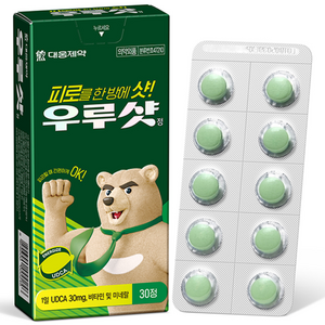 우루샷 정 피로회복제, 30정, 1개