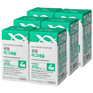 광동 마그네슘, 6개, 60정