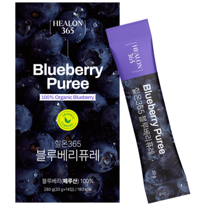 힐온365 NFC 블루베리 퓨레 블루베리즙, 1개, 280g