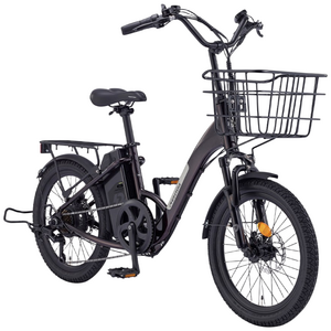 [삼천리자전거 베스트샵] 삼천리 2025 20 팬텀 데이지 PAS전용 시티형 바구니 전기자전거 100% 완조립 / 사은품 증정, 펄 레드 블랙, 알루미늄