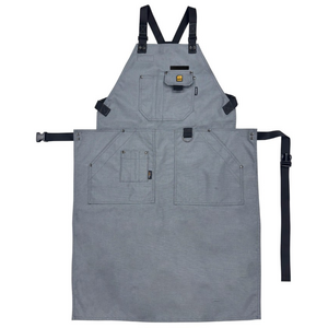 카멜로 코듀라 발수 경량 공방 포켓 작업 앞치마 카페 작업용 X자형, 셰이드그레이, 1개