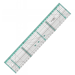KEARING 금속날 아크릴 퀼팅자 논슬립 커팅자 두께 3mm, KPR3006-S  (30CM), 1개