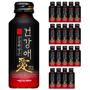 익수제약 건강애 산삼배양근, 20개, 100ml