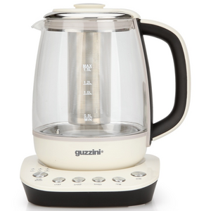 Guzzini 티포트 분유포트 무선 전기주전자 1.5L 스테인리스 티망