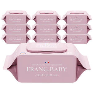 프랑프랑 플라스틱0% 에코 프리미어 아기물티슈 70gsm평량 무향, 70g, 70매, 10개