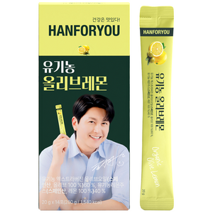 한포유 올레샷 유기농 엑스트라버진 올리브오일 레몬, 1박스, 280g