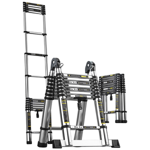 [신태] 독일기술 최신형 멀티 스테인리스 AH형 안테나사다리 접이식사다리, 1개