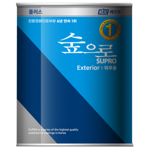 KCC숲으로 플러스 외부용 무광, 화이트, 900ml, 1개