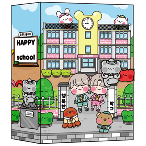소워니놀이터 행복한 우리 학교 스퀴시북 DIY 만들기, 기본구성+손코팅지40장+양면테이프+투명테이프, 1개