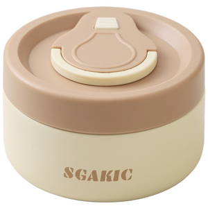 SGAKIC 진공 직장인 보온 도시락통 스텐도시락 480ml, 1개, 화이트