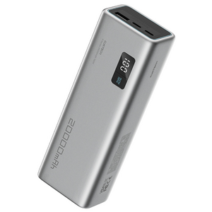 쿡테크 15 파워뱅크 150W 20000mAh 대용량 고속 충전 북 프로 100W MAX 노트북 보조배터리/삼성 갤럭시 S25/S26 울트라 등 호환, PB200P, 그레이