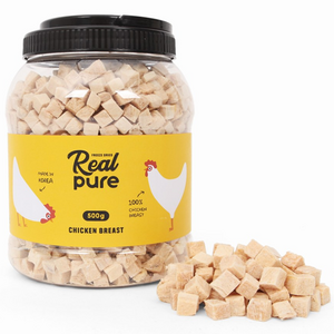 리얼퓨어 강아지 FD 동결건조 간식 대용량 트릿 500g, 닭가슴살, 1개