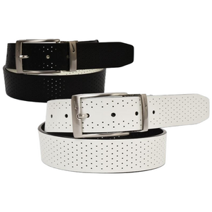 나이키골프 펀칭 리버서블 초경량 버클 벨트 S5005, BLACK + WHITE(S5005004), 1개