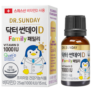 닥터썬데이D 패밀리, 15ml, 1개