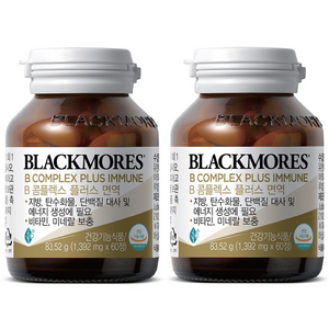 블랙모어스 비타민B 컴플렉스 83.52g, 60정, 2개