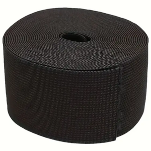 두꺼운 고탄성 밴드 가로 4/6/8/10/15/20/25/30/40/50mm 세로 400cm, 1개, 블랙10mmx400cm