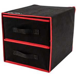 유로파크 레드라인 차량용 접이식 트렁크 정리함 부직포 신발정리함 슈즈박스 콘솔 정리함 수납함