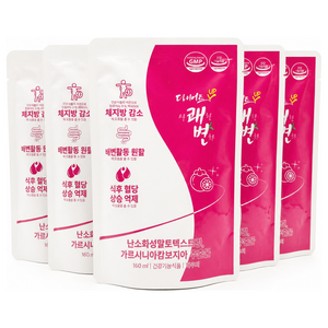 다이어트UP 상쾌한변화 파우치, 160ml, 5개