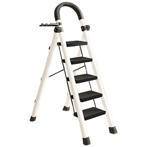 5시건 당일배송 FOOI 접이식 5단 6단 사다리 튼튼한 계단 안전발판, 5단사다리, 1개