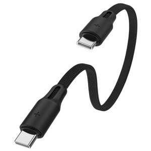 수피 PD 60W C TO C타입 고속충전 슬림 짧은 숏 케이블 S105CC, 1개, 블랙, 30cm